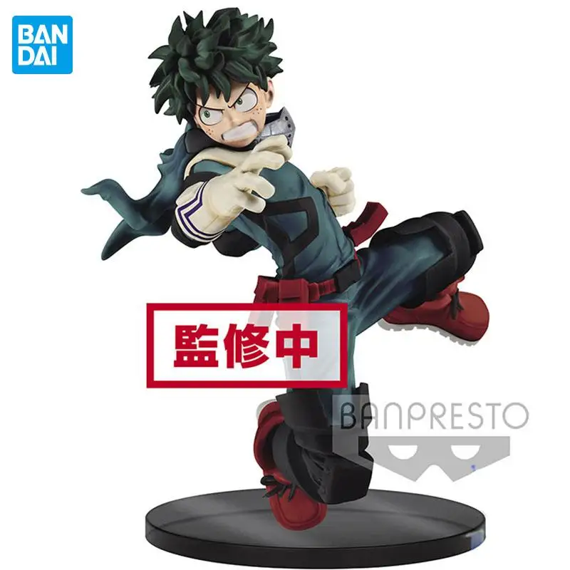 

Original Bandai My Hero Academia Midoriya Izuku Battle Vol.1 14Cm PVC Action Figure Limited Scenery Decoration Model Toy Gift