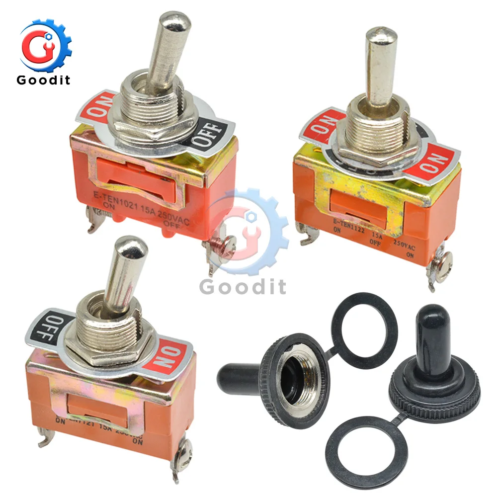 TEN1021 E TEN1122 TEN1121 тумблеры AC 250V 15A 2 Pin DPDT ВКЛ/ВЫКЛ/выкл/вкл позиции Мини тумблер 29*14 5