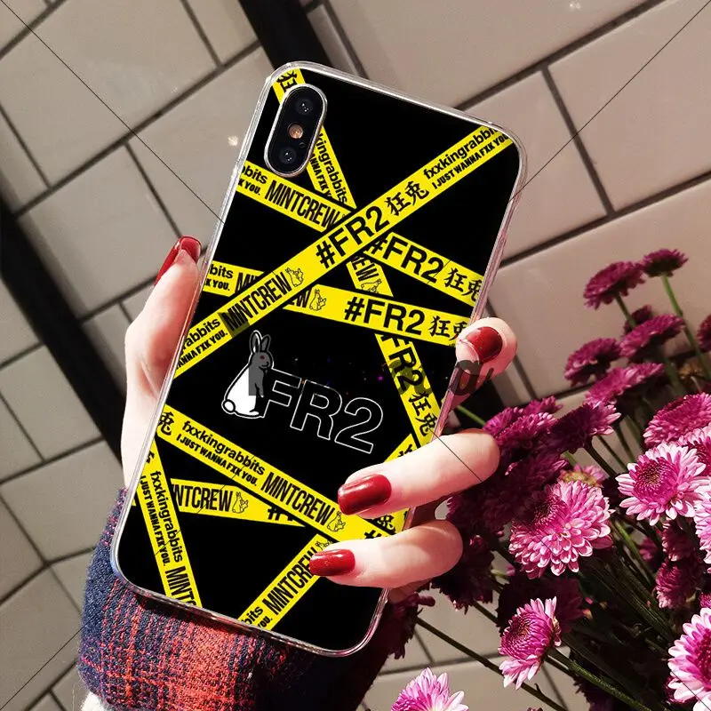 Yinuoda FR2 FXXKING RABBITS DIY Luxury High-end Protector Case for iPhone X XS MAX 6 6s 7 7plus 8 8Plus 5 5S SE XR | Мобильные