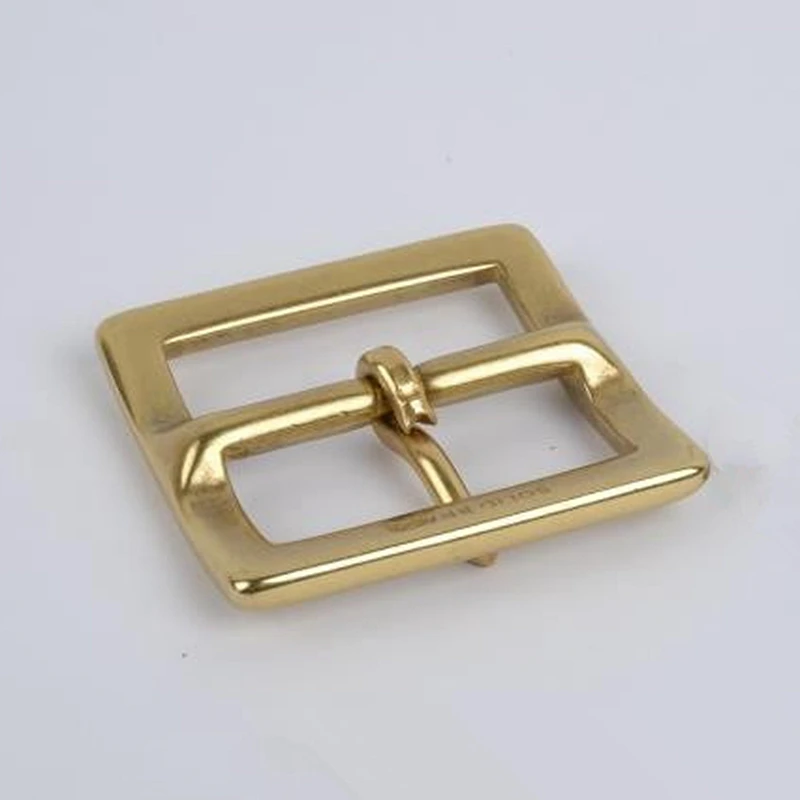 Модная однотонная латунная пряжка ремня мужские аксессуары для джинсов и одежды