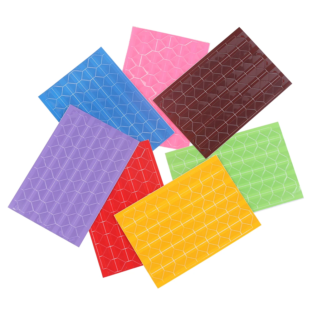 10 листов сделай сам однотонные непрозрачные Угловые бумажные наклейки рамка для