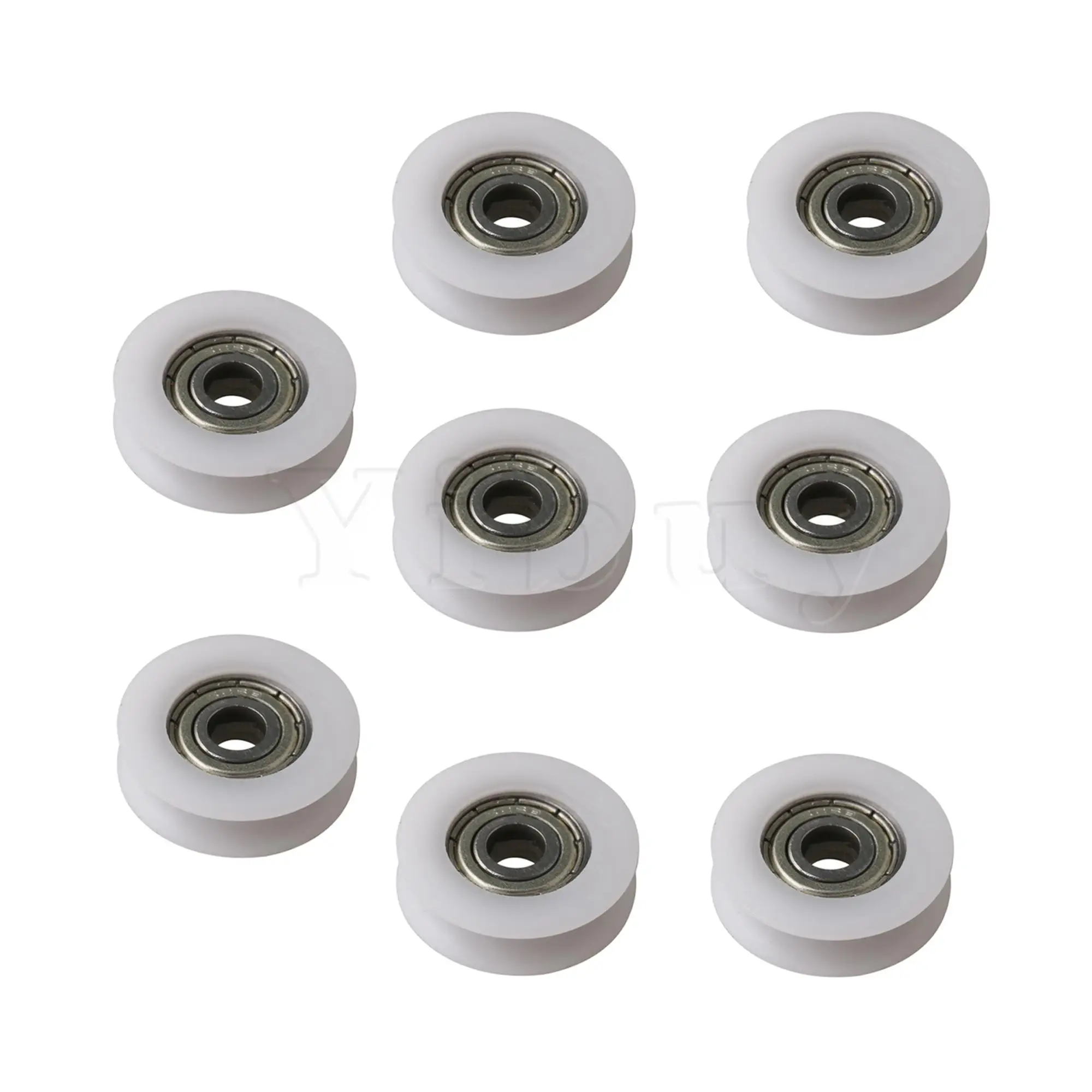 

Мини шариковая дорожка, роликовый подшипник, стальной шкив, белая упаковка из 8