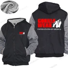 Толстовка мужская с капюшоном, модная повседневная толстовка с капюшоном, майка в стиле гориллы, США, хлопковая толстовка, Прямая поставка