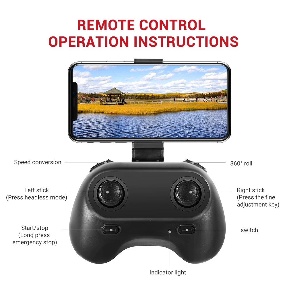 A2 2020 Новый мини-Дрон с разрешением 4K Камера Wi-Fi FPV воздушный Давление высота