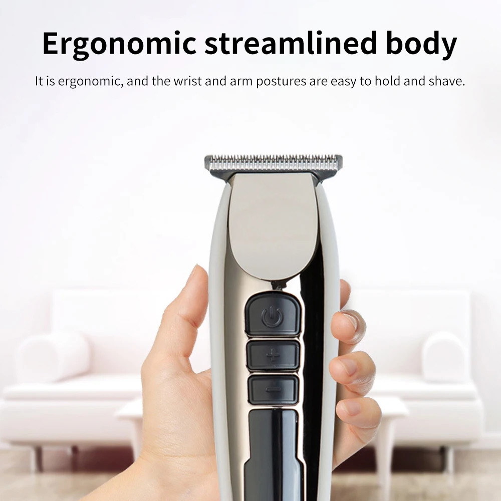 

Digital Retro Electric Clippers Rechargeable Hair Trimmer Low Noise Hair Cutting Kit Barber Powerful Professional Hair Clipper