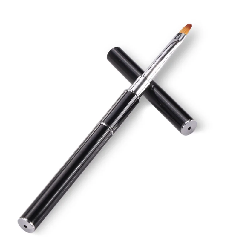 2 в 1 поли гель для ногтей кисточка инструменты двойной useed профессиональные