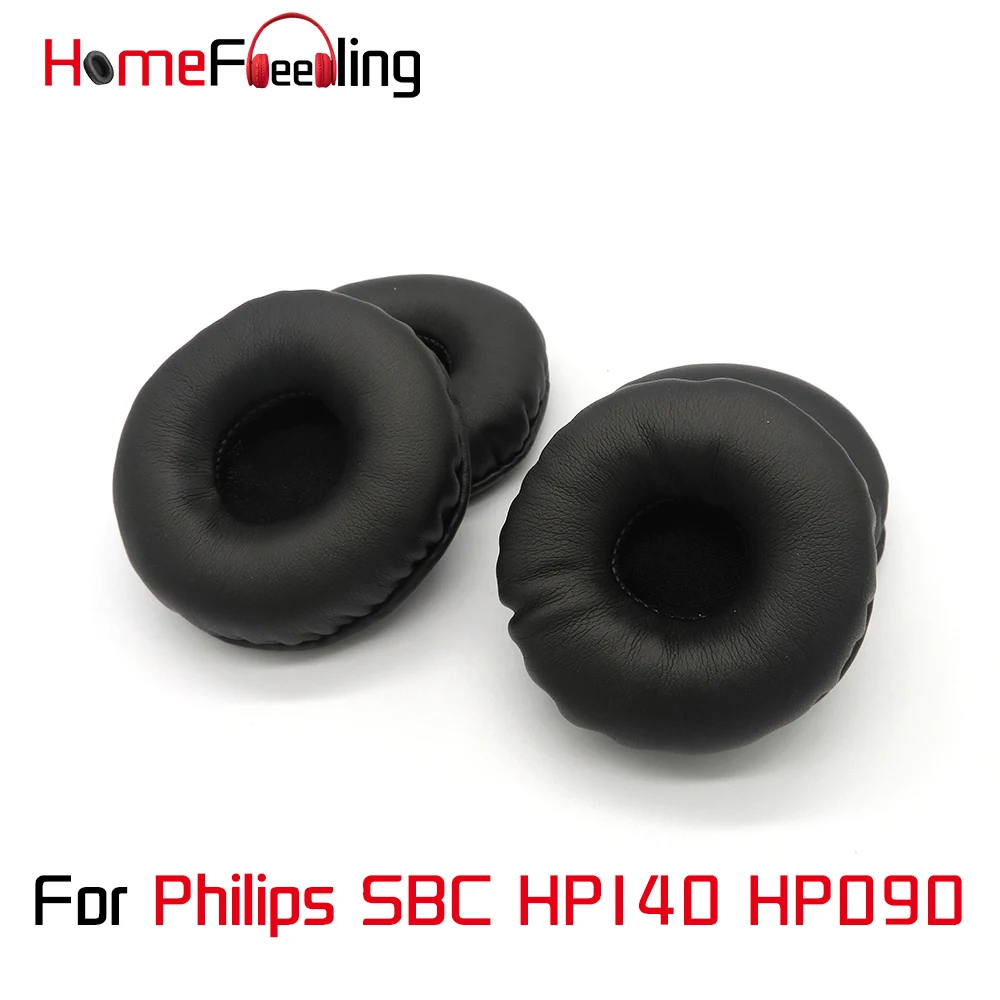 

Амбушюры Homefeeling для Philips SBC HP090 HP140, круглые универсальные амбушюры Leahter, запасные части, амбушюры