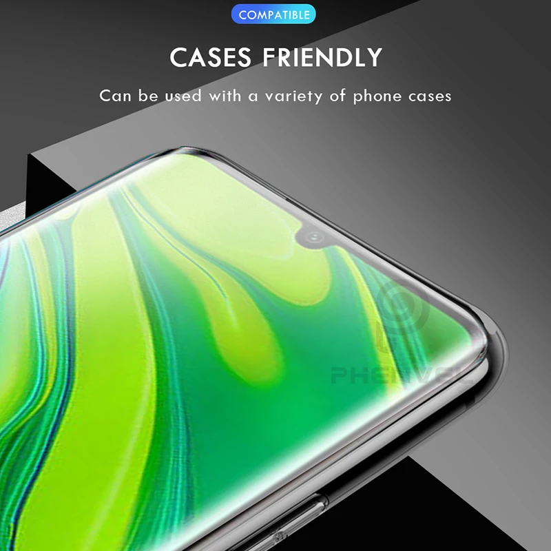 Gel Protective Film For Xiaomi mi note 10 Full Cover Hydrogel Film Xiomi Note 10 Lite High Clear Screen Protector