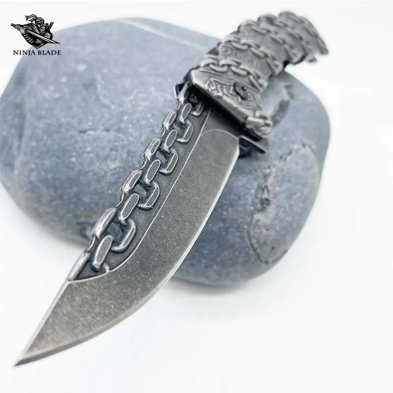 Походный карманный нож Hell Chain повседневный с лезвием ниндзя | Инструменты