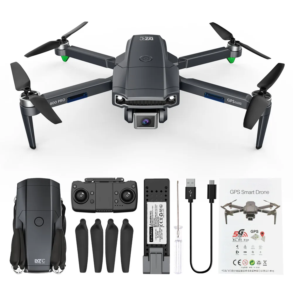 

L800 UAV gps folding brushless 4k HD aerial photography four-axis long endurance UAV