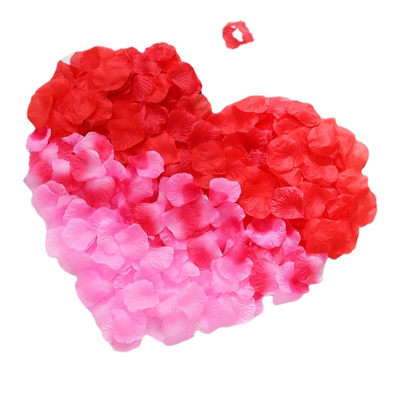 

200Pcs/Pack Artificial Simulation Rose Petals Valentine Day Party Wedding Supplies Arrangement Hand Scatters Flower Decoration