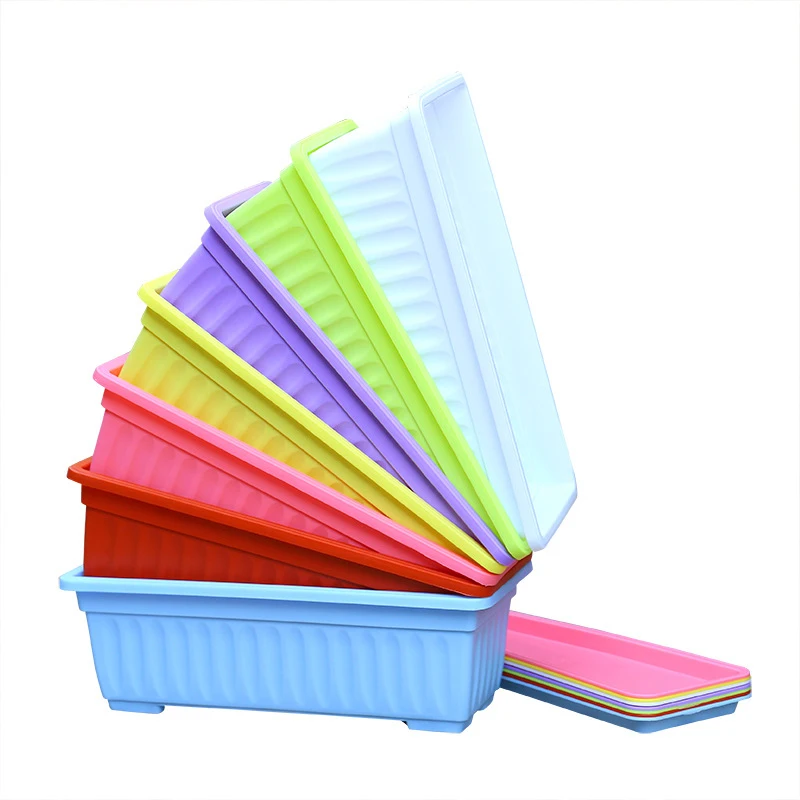 Коробка для цветочного окна полипропиленовые прямоугольные кастрюли окон