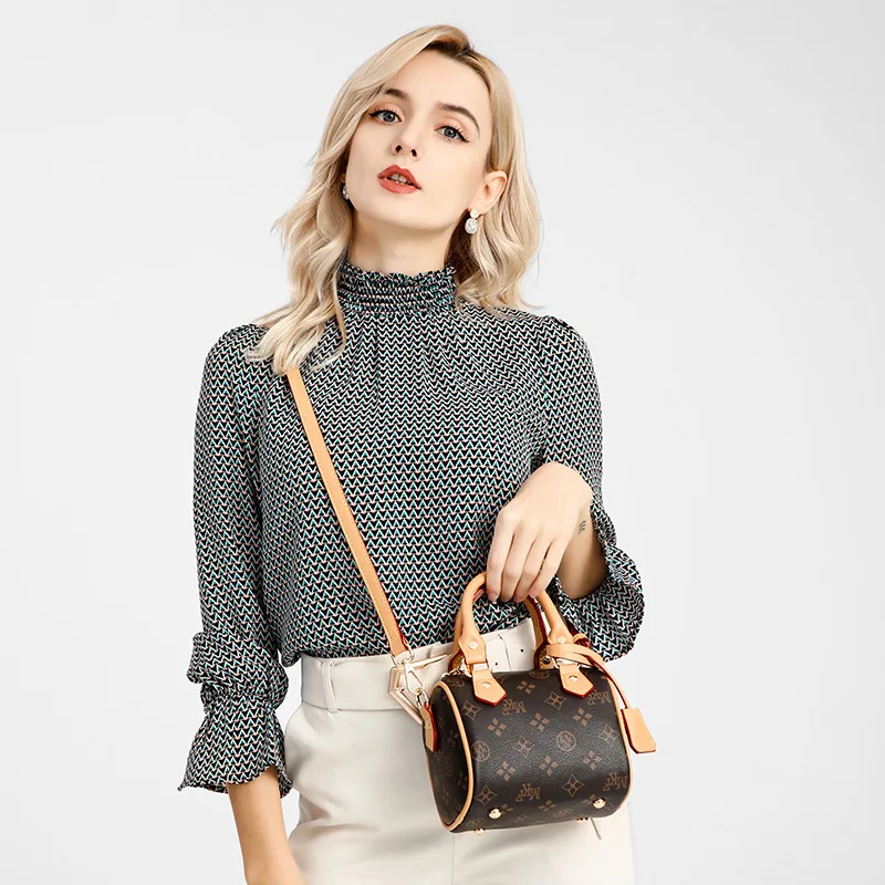 

2021 New Fashion All-match Boston Bag Retro Simple Single Shoulder Messenger Bag Luxury Handbags Women Bags Designer Sac Luxe