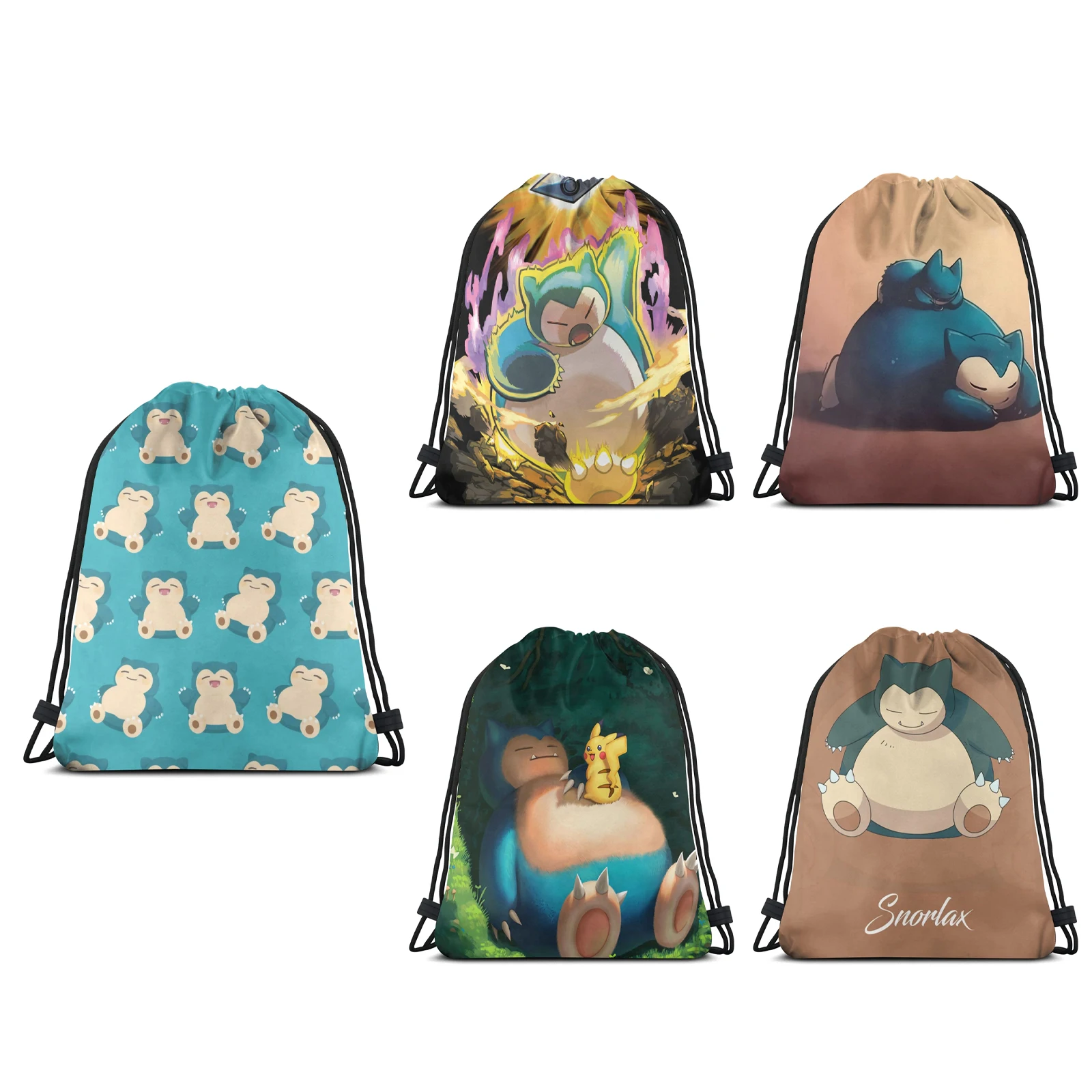 

Рюкзак на шнурке с рисунком из аниме "Храп", спортивная сумка для тренажерного зала, дорожный рюкзак, рюкзак для тренажерного зала