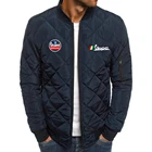 Мужская куртка на молнии Vespa, однотонная теплая удобная куртка с принтом, уличная одежда, 2021