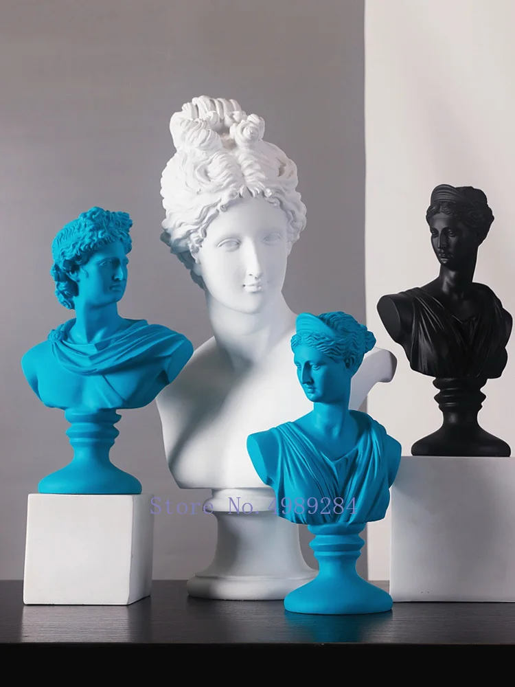 Имитация пластыря из смолы скульптура в виде головы персонажа VENUS APOLLO