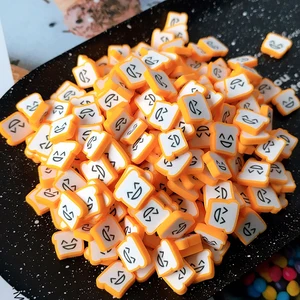 Наборы для слаймов Boxi 10 г, подвески из полимерной глины для торта, сладостей, глаз, ломтиков, милый набор сделай сам для очистки слайма