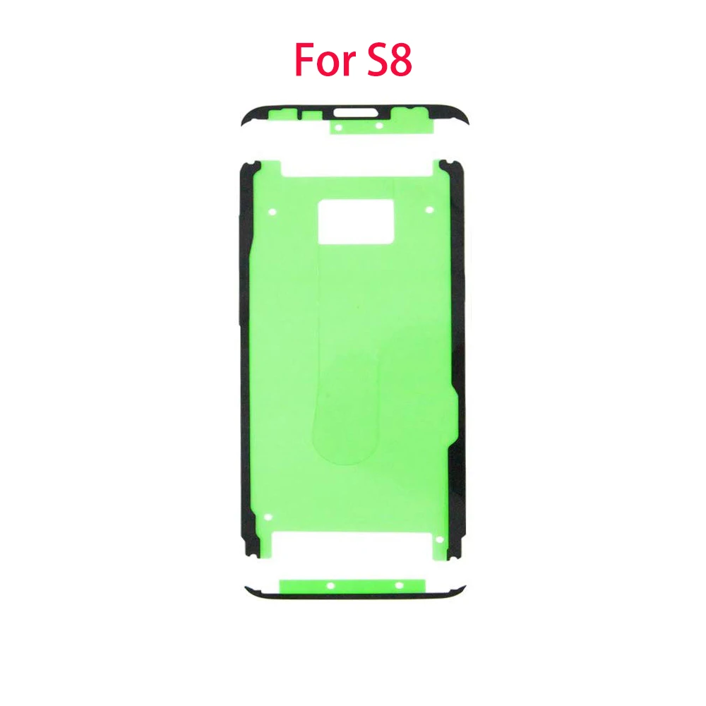 50 шт. lcd рамка наклейка для samsung Galaxy s5 S6 G920 Edge S7 G930 S8 S9 Plus передняя Клейкая