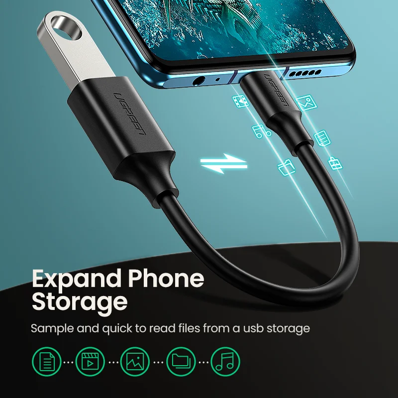 Переходник Ugreen с USB C на OTG-кабель Type папа 2 0 3 мама Кабель-адаптер для MacBook Pro Samsung