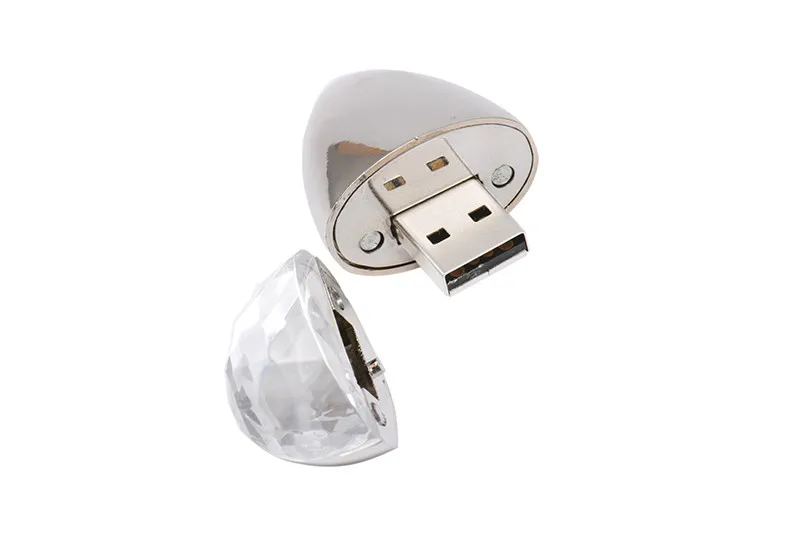 JASTER ожерелье с каплевидными кристаллами форма флеш-диск USB 2,0 ювелирные изделия ожерелье 4 ГБ 8 ГБ 16 ГБ 32 ГБ 64 Гб карта памяти флэш-накопитель подарок