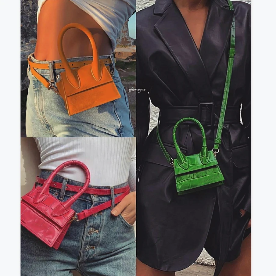 

2021 new luxury big brand European and American fashion crocodile pattern women's bag all-match handbag shoulder messenger bag