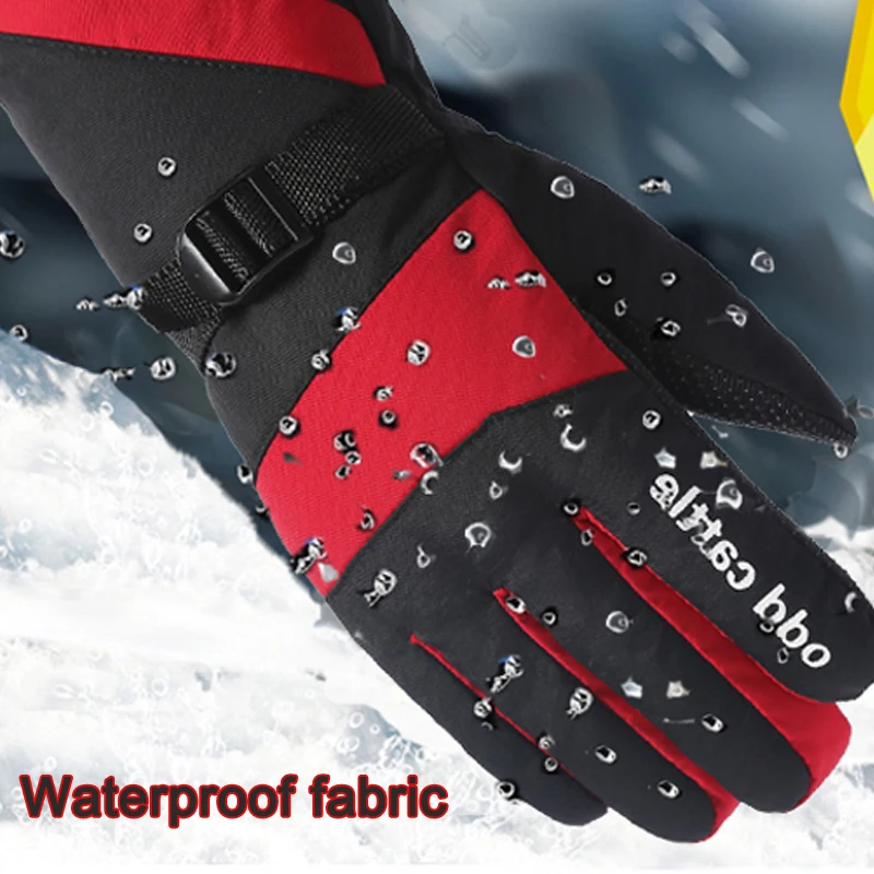 Зимние теплые электрические перчатки для рук 7 4 В с перезаряжаемым аккумулятором