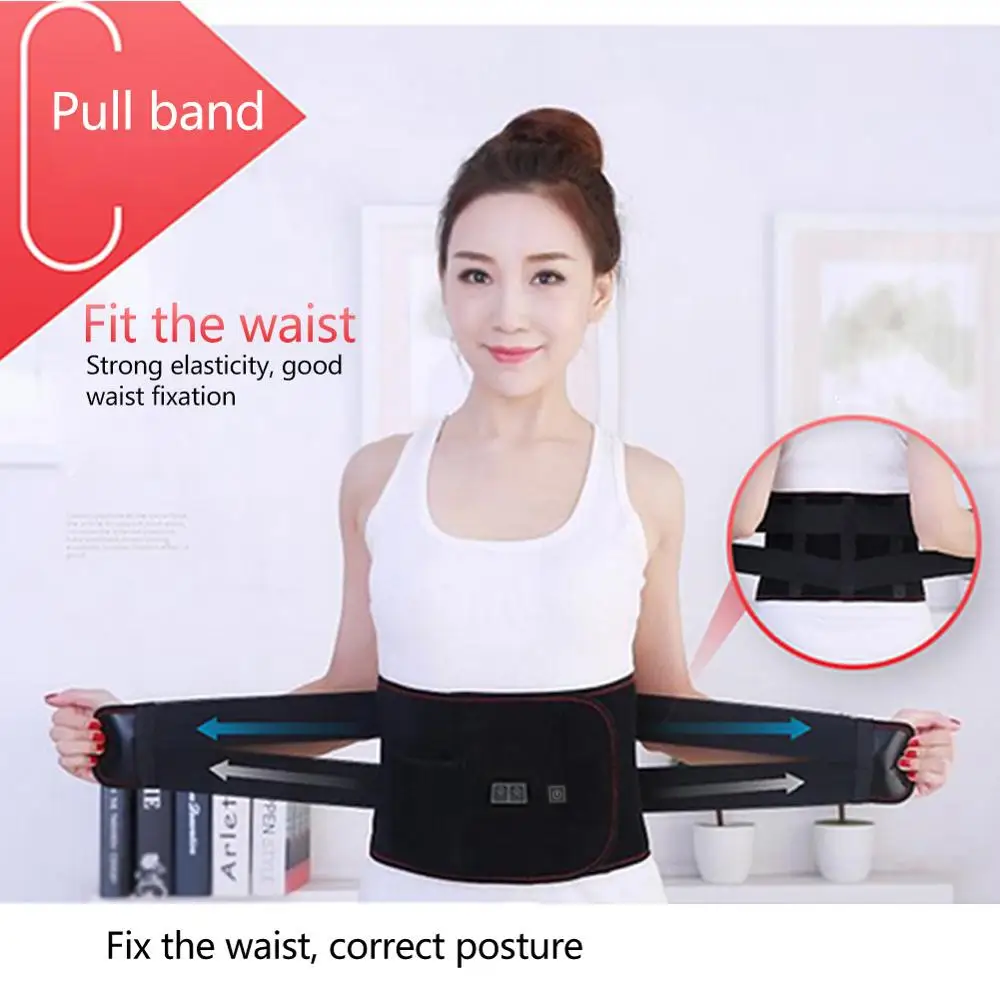 Электрический поясной ремень с подогревом пояс для горячей компрессии вибрацией