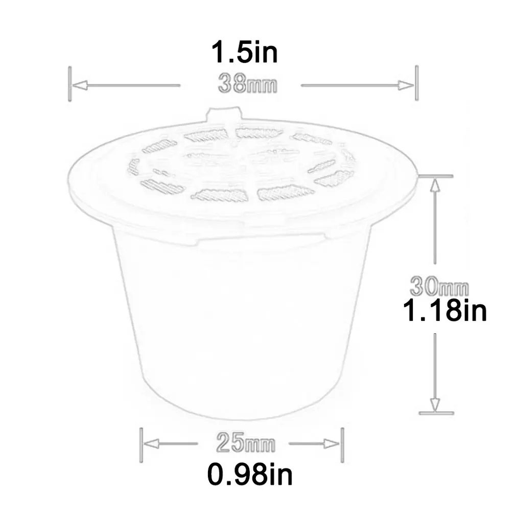 

Reusable For Nescafe Dolce Gusto Coffee Capsule Cup Filter Coffee Filter Coffee Capsules Reusable Coffee Cup Basket