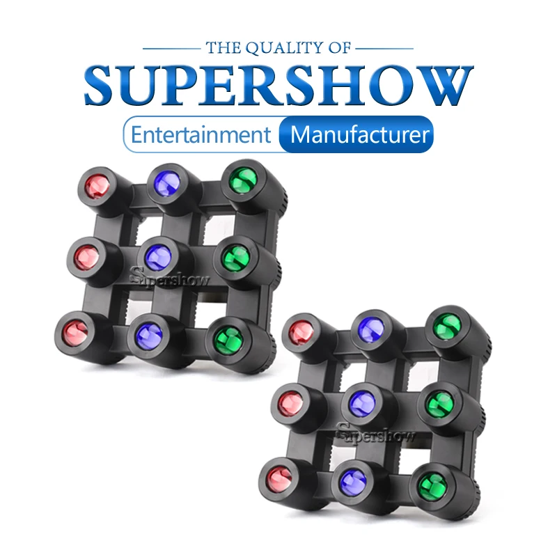 9*40 Вт этап с новой уникальной технологией рассеивания DMX512 RGBW 4in1 Multi Цвет девять