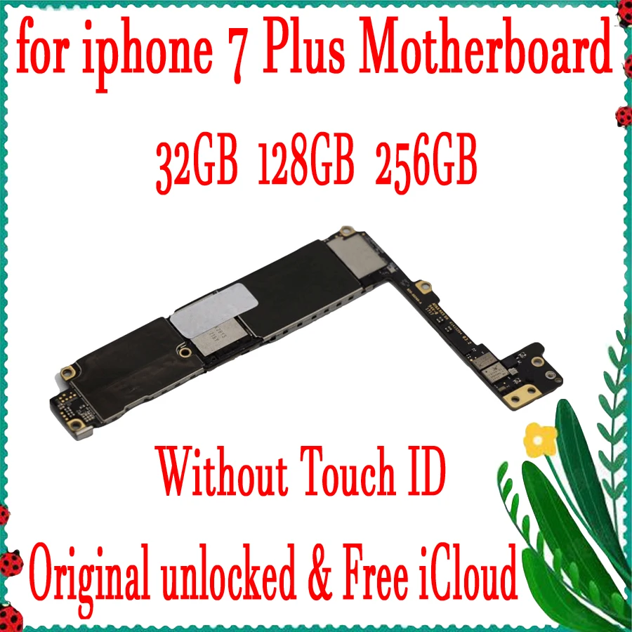 Материнская плата для iphone 7 Plus 8 без Touch ID оригинальная разблокированная