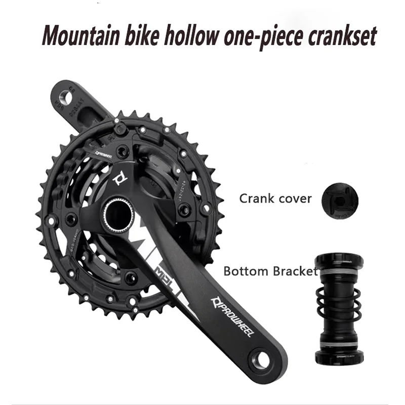 

PROWHEEL Mountain Bike Hollow Integrated Crankset