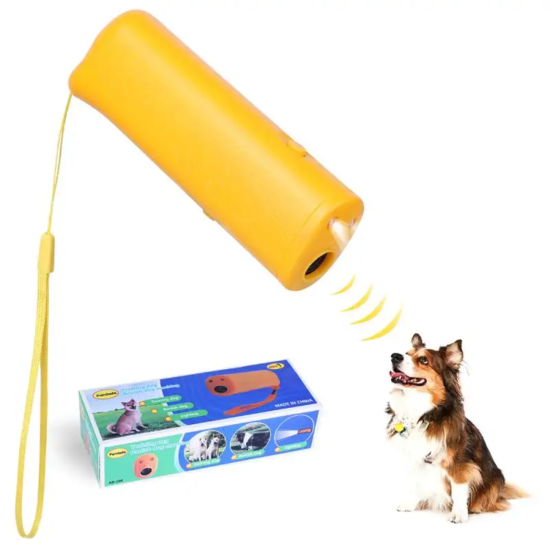 Pet Dog Repeller Anti Barking Stop Bark Training Device Trainer LED Ultrasonic 3 in 1 Without Battery 2 | Дом и сад