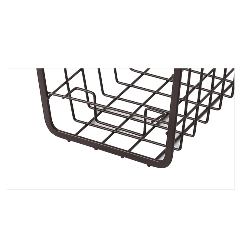 

Kitchen Cabinet Iron Art Storage Organizing Shelf Storage Hanging Basket