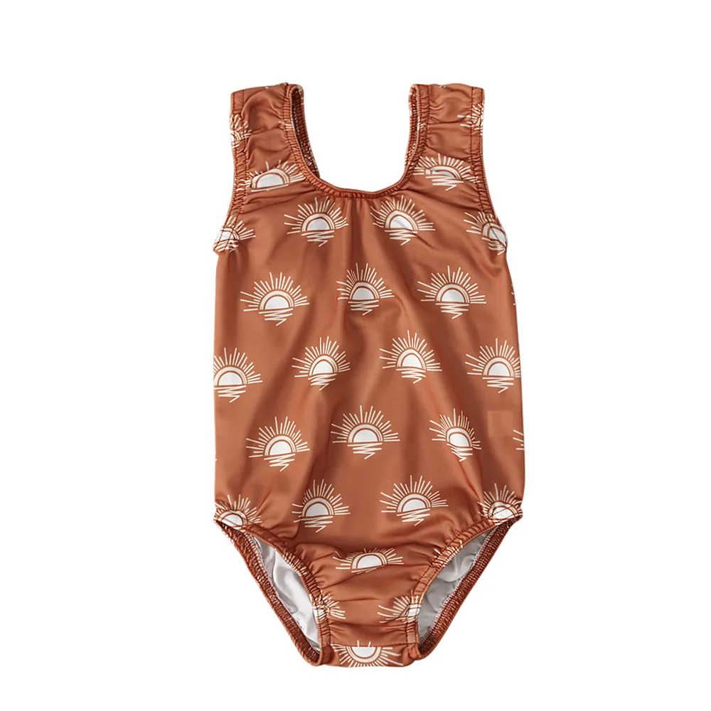 

Женский купальник с круглым вырезом, без рукавов