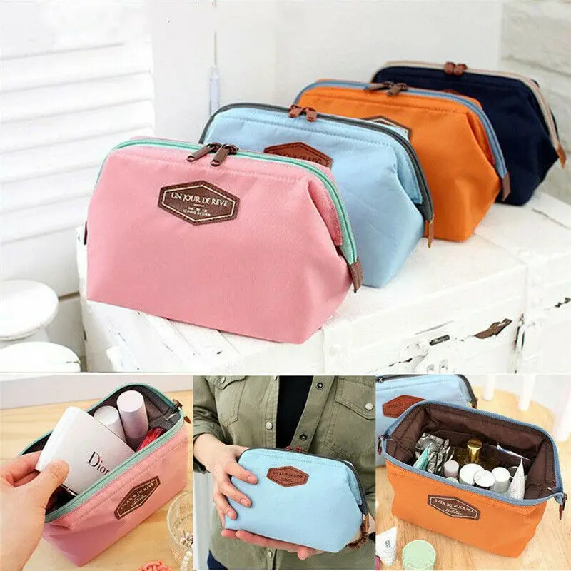 Women Toiletry Bag Lazy Makeup Quick Pack Waterproof Travel Fashion Casual Simple Large Capacity Lady Girls Cosmetic | Дом и сад