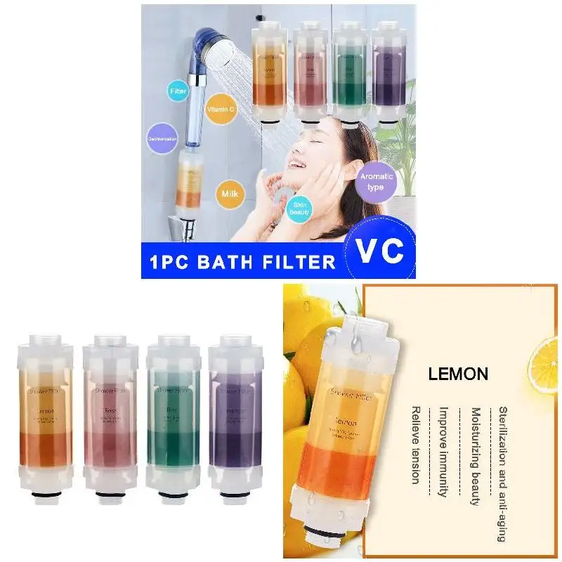 Новый 1 шт. витамин C душевая кабина фильтр аромат душевой головы Здоровая Кожа