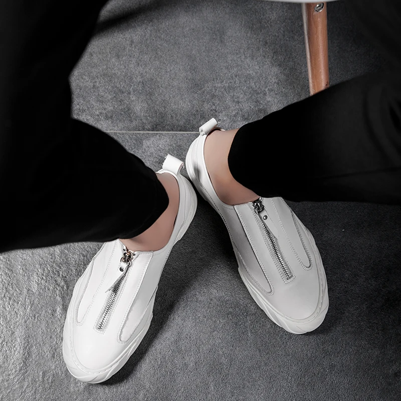 2021 Фирменная мужская обувь из натуральной кожи Повседневная Роскошная мужские