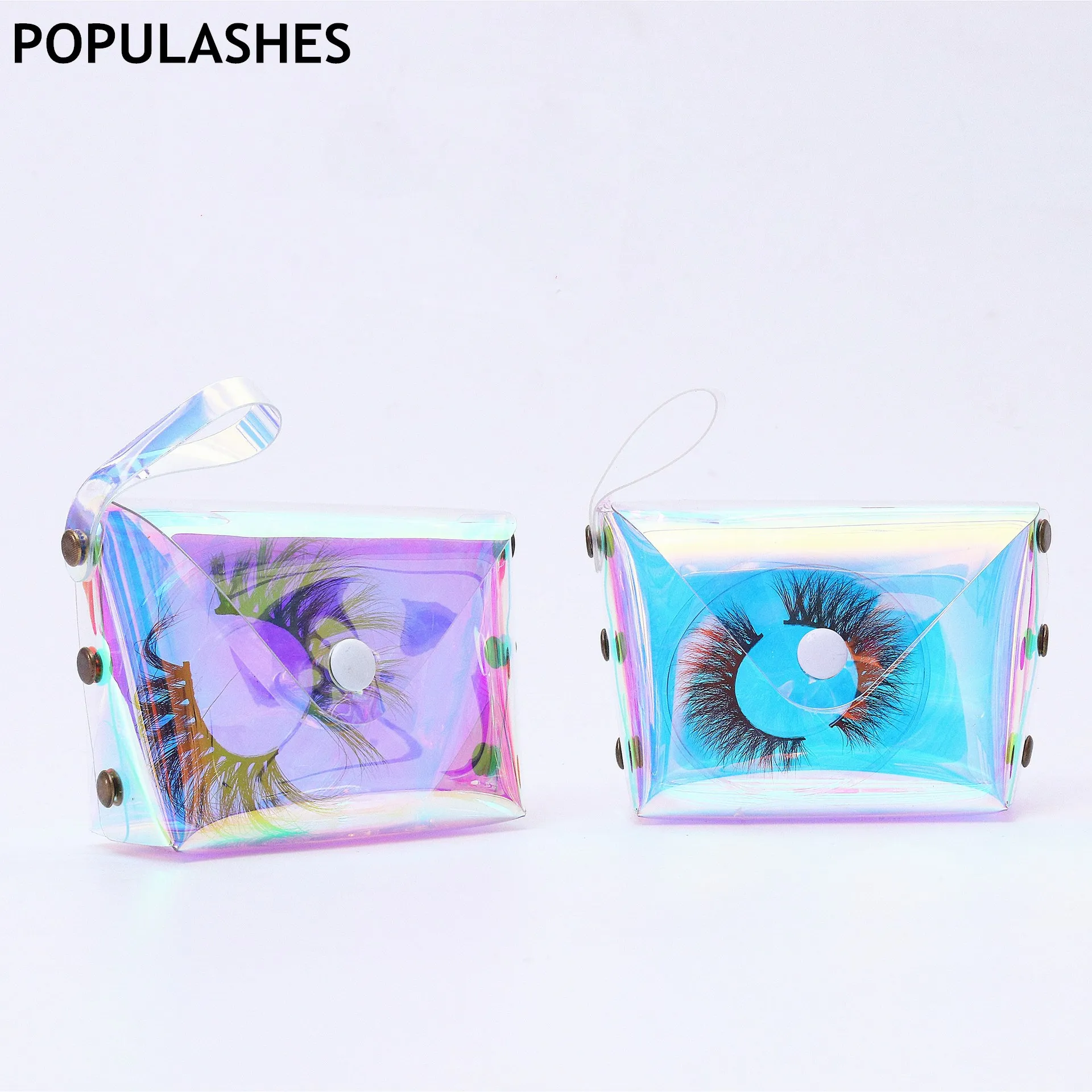 

Wholesale Lash Boxes Packaging Bag Lash Case Lash Laser Party Favor Bag Eyelashes Lash Package Box Custom Logo Sticker