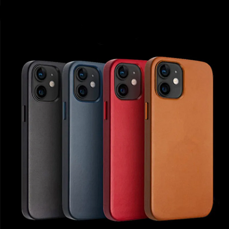 

For iPhone 12 Pro Max Mobile Phone Case Luxury Protective Case For iPhone 12 Mini Magnetic Leather Anti-drop Protective Case