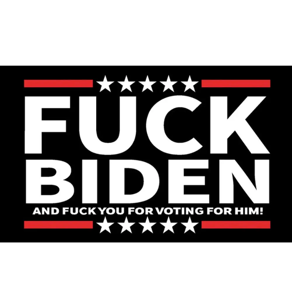 

New Fashion USA President Biden Sucks Flag Vote Trump 2024 Banner Official President Election Impeach Joe Flag 150*90 cm