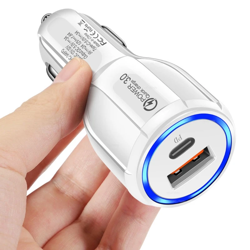 

2022 New Multipurpose PD 18W High Speed Charging Connector QC3.0 Interface Charger Adapter for Cellphone Tablet