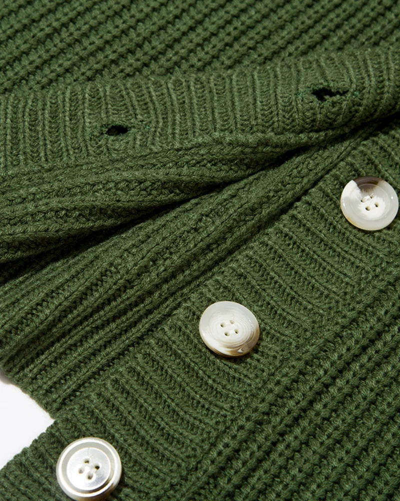 

Casual Oversized Knitted Cardigan Women Autumn Winter Button V-Neck Sweater Coats Women Long Sleeve Korean Solid Loose Jumper