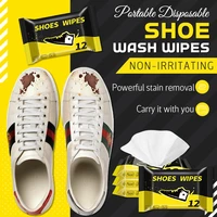 12pcsset portable disposable cleaning wipes shoes cleaning tools sneakers care leather cleaner kitchen cleaning quick wet wipe