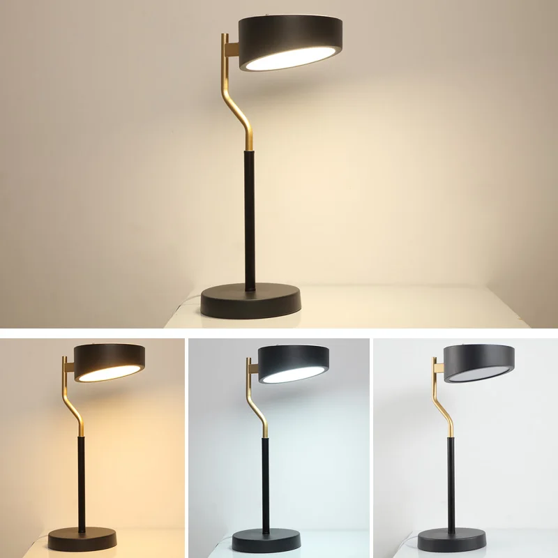 Современная Скандинавская простая настольная лампа для гостиной спальни