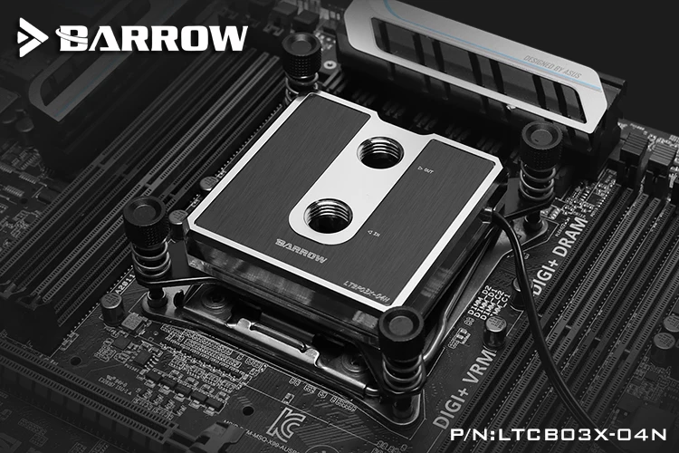 Курган процессор водного блока использовать для Intel X99 X299 разъем LGA2011 2066 Пом/латунь металлический верх/A-RGB светильник до 5 В 3PIN GND AURA