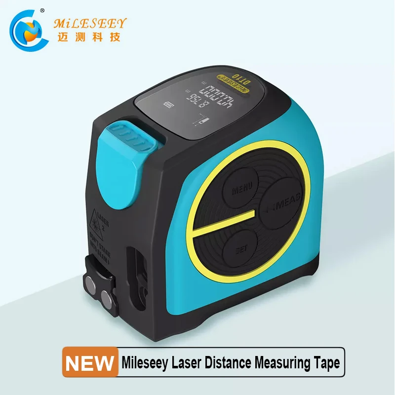 

Mileseey DT10 Laser Tape Measure 2-in-1 Digital Laser Measure Laser Rangefinder with LCD Digital Display,Magnetic Hook