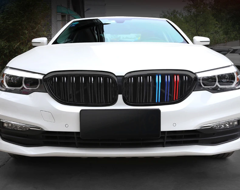 Пара G30 3 цветов Стильный радиатор из АБС-пластика глянцевый черный Автомобильный