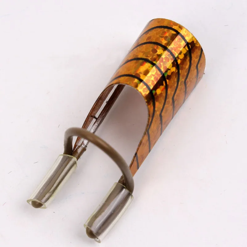 5 шт./компл. дизайн ногтей многоразовые формы для УФ гель серебро/золото Типсы