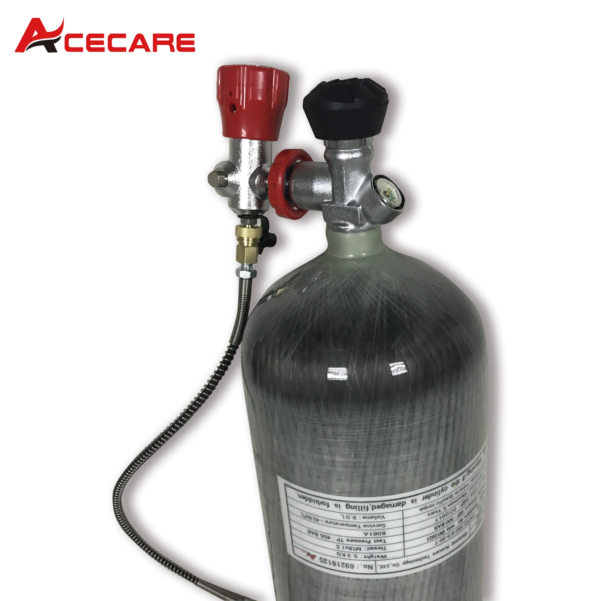 Пневматическая винтовка AC109101 Acecare 9L CE 4500Psi пневматический пистолет для
