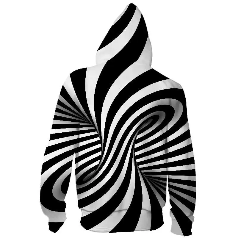 Мужские толстовки на молнии уличная одежда с капюшоном черно белые куртки в